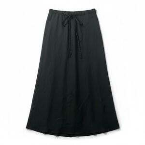 Zara Elastic Waist Satin Midi Skirt Size XS Witchy Fairy Grunge Goth Party Event
